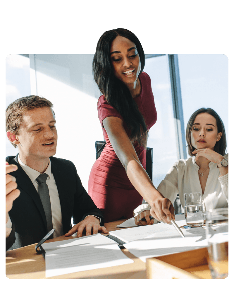 The Vision Zero Connect team in a meeting
