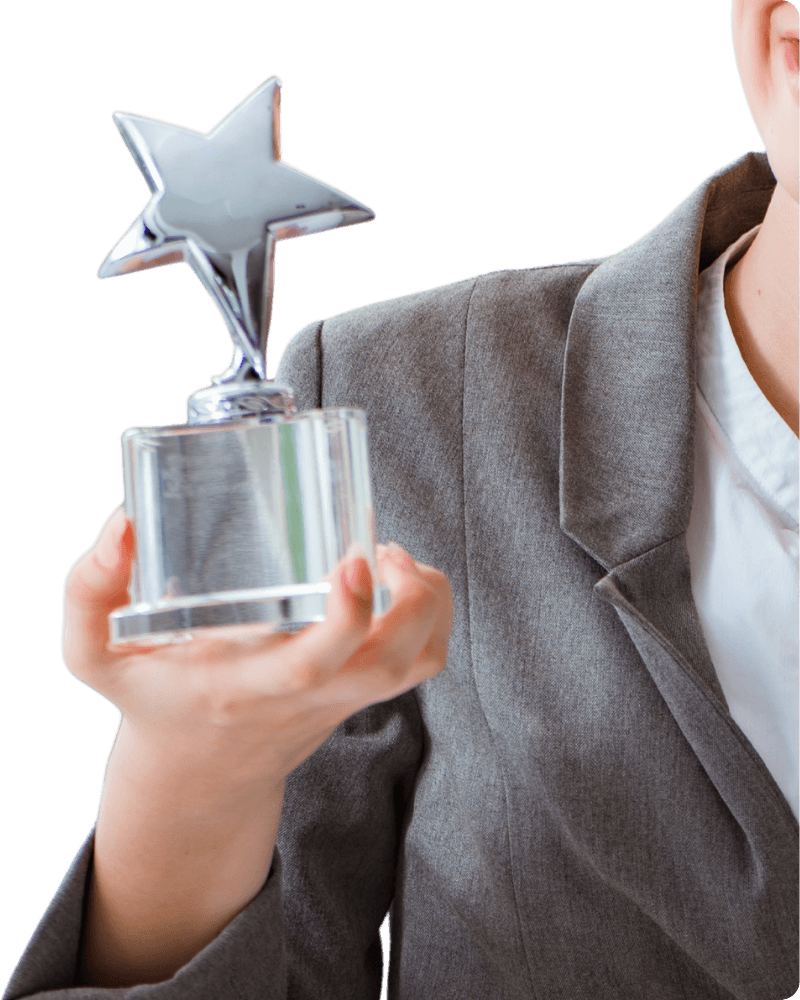 Crystal star trophy — ESGFinTech100